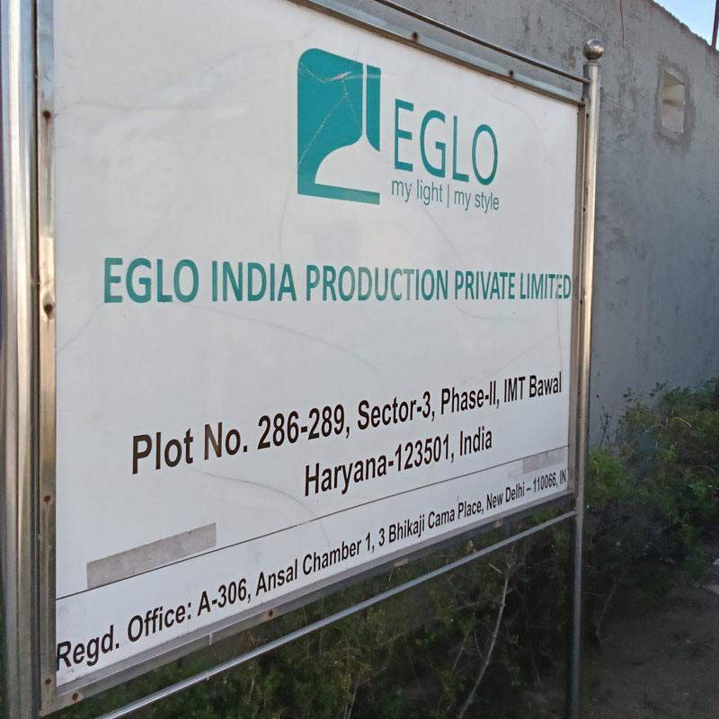 Eglo India Production Private Limited BAWAL