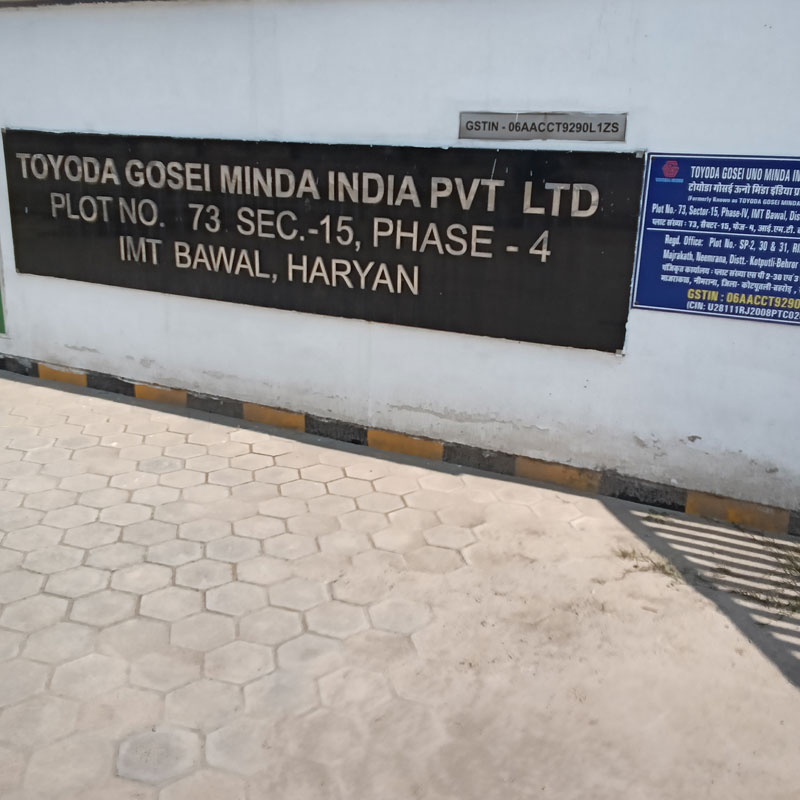 TOYODA GOSEI UNO MINDA INDIA PRIVATE LIMITED BAWAL